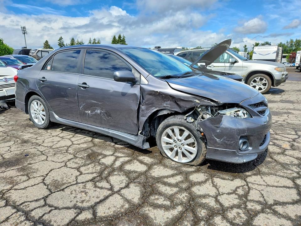 2013 Toyota Corolla VIN 5YFBU4EE4DP158930 COPART salvage auction — FRONT END, Or - Salvage Title Certificate, sold $825 on 2026-07-27 (photo 4)
