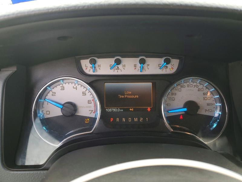 2014 Ford F-150 lightning VIN 1FTEX1EM9EFA39497 COPART salvage auction — REAR END, Tx - Certificate Of Title, sold $2,350 on 2026-07-31 (photo 9)