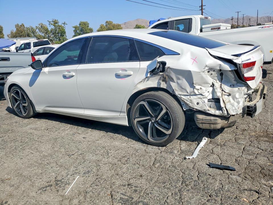 2021 Honda Accord VIN 1HGCV1F32MA078366 COPART salvage auction — REAR END, Ca - Salvage Certificate, sold $7,100 on 2026-07-09 (photo 2)