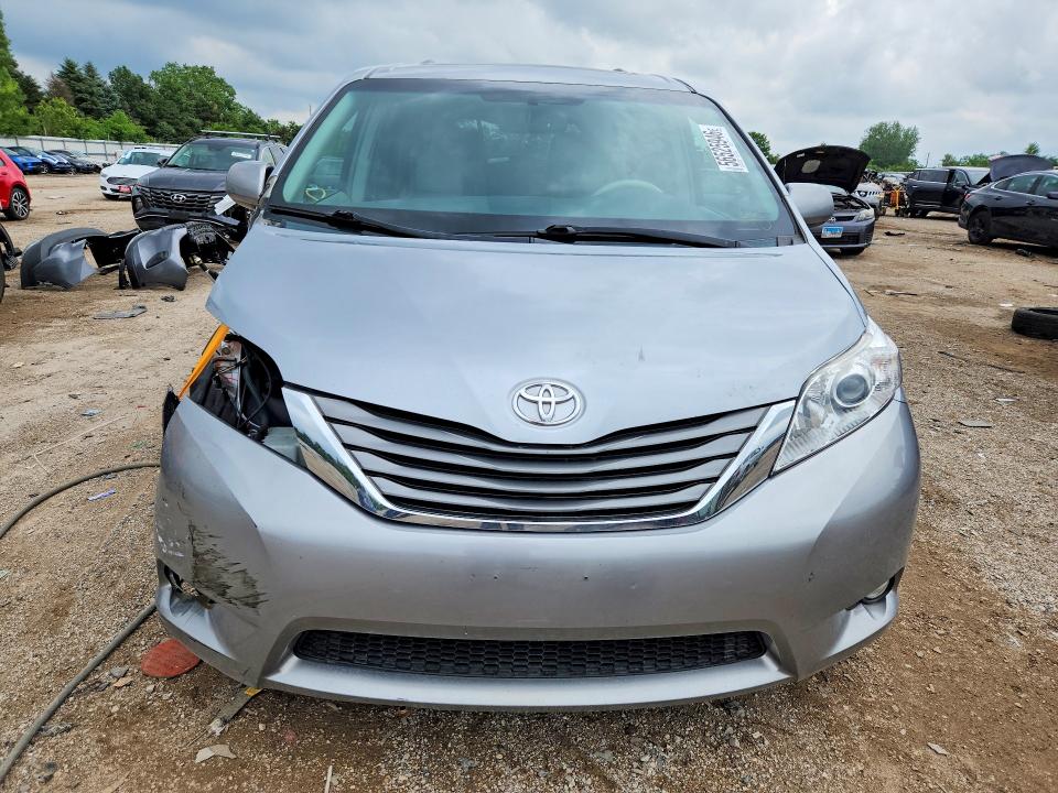 2014 Toyota Sienna VIN 5TDYK3DC2ES496877 COPART salvage auction — FRONT END, Il - Salvage Certificate, sold $4,250 on 2026-07-14 (photo 5)