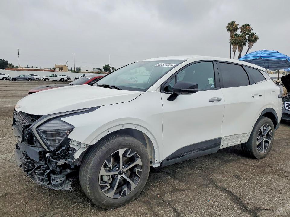2025 Kia Sportage VIN KNDPVCDG3S7229758 COPART salvage auction — FRONT END, Ca - Salvage Certificate, sold $9,200 on 2026-07-02 (photo 1)