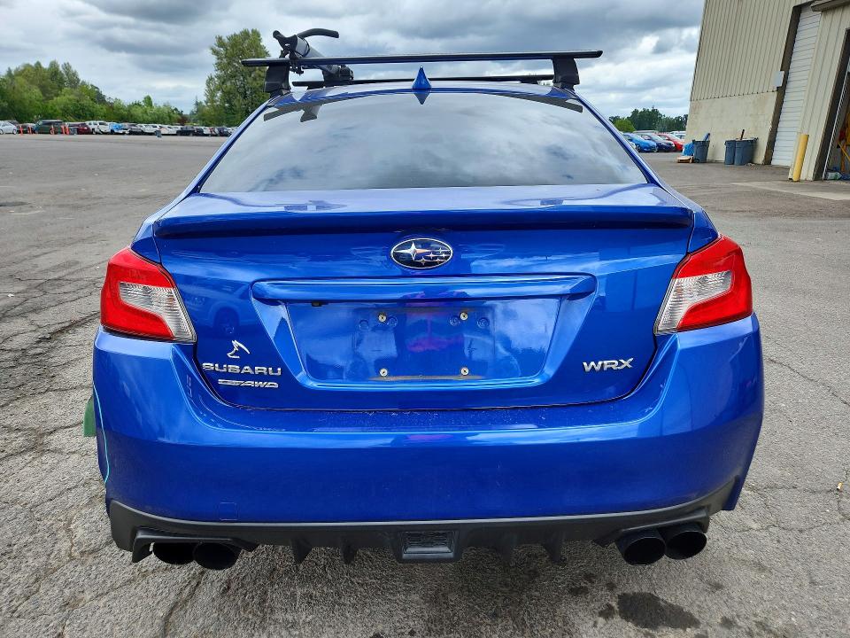 2015 Subaru Wrx VIN JF1VA1D66F8809431 COPART salvage auction — REAR END, Or - Salvage Title Certificate, sold $5,100 on 2026-07-20 (photo 6)
