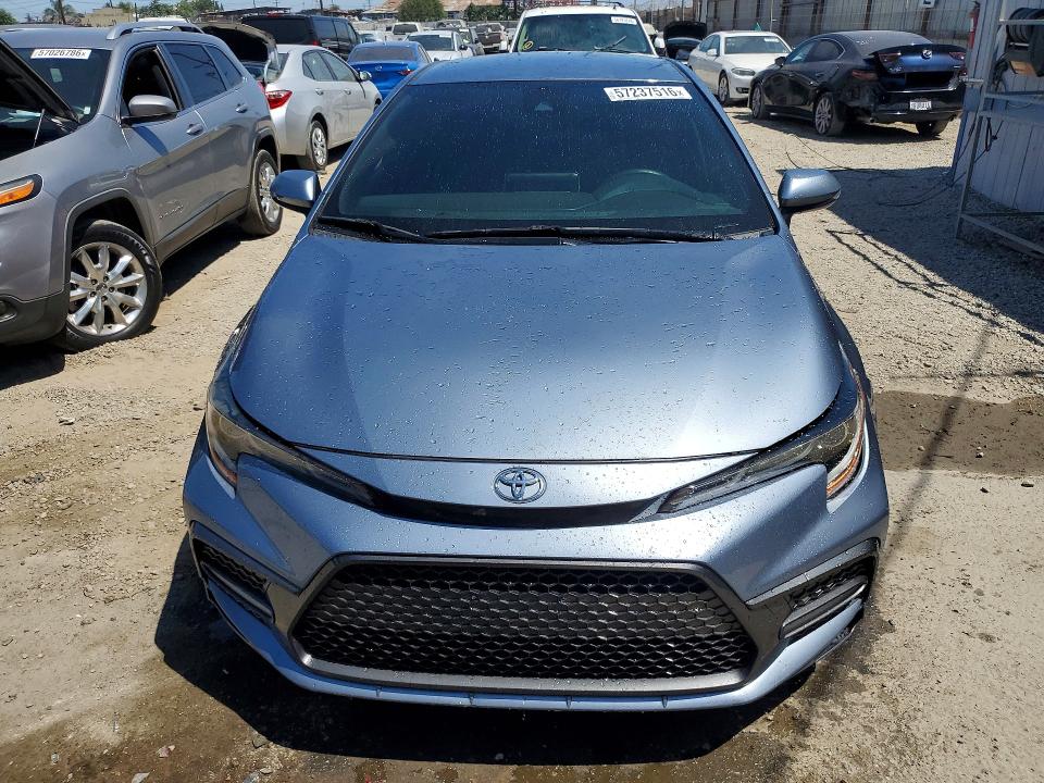 2020 Toyota Corolla VIN JTDS4RCE8LJ040043 COPART salvage auction — REAR END, Ca - Salvage Certificate, sold $3,750 on 2026-07-30 (photo 5)