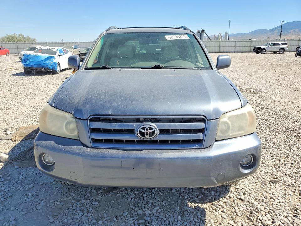 2005 Toyota Highlander VIN JTEEP21A750070053 COPART salvage auction — MINOR DENT/SCRATCHES, Ut - Certificate Of Title, sold $825 on 2026-07-07 (photo 5)