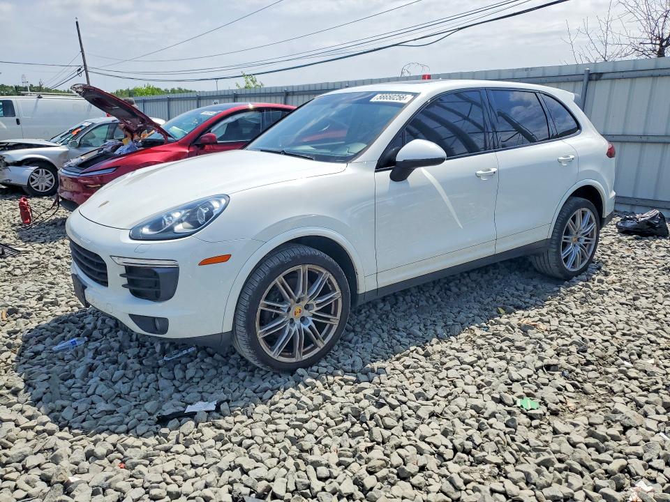 2017 Porsche Cayenne VIN WP1AA2A24HKA81676 COPART salvage auction — SIDE, Va - Cert Of Title - Salvage (P), sold $9,500 on 2026-07-06 (photo 1)