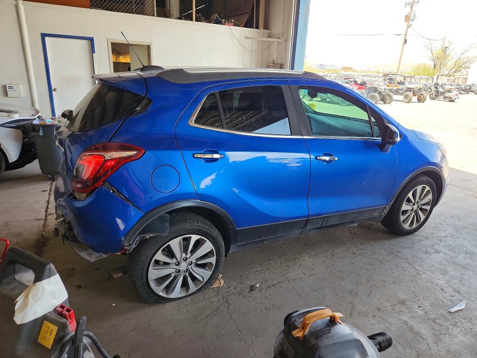 2018 Buick Encore VIN KL4CJASB1JB691537 COPART salvage auction — REAR END, Nm - Cert Of Title-Salvage, sold $300 on 2026-07-24 (photo 3)