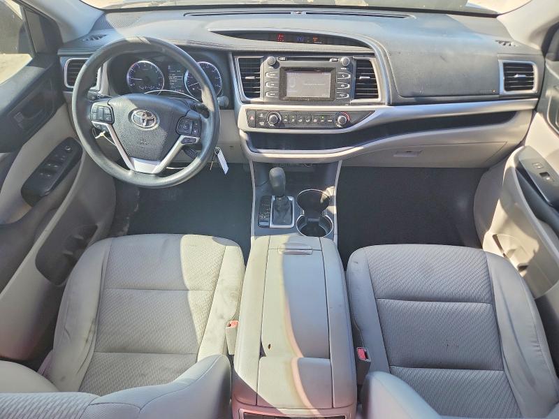 2017 Toyota Highlander VIN 5TDZARFH1HS025083 COPART salvage auction — SIDE, Fl - Cert Of Title Slvg Rebuildable, sold $10,100 on 2026-07-09 (photo 8)