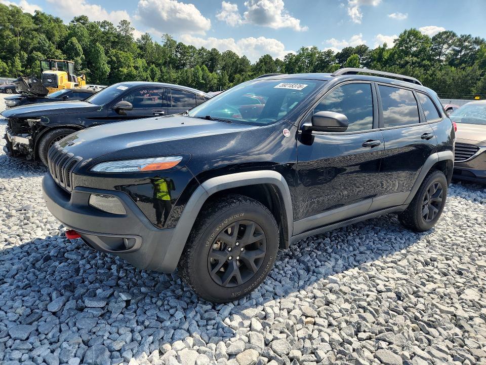 2018 Jeep Cherokee VIN 1C4PJMBX3JD582926 COPART salvage auction — MECHANICAL, Ga - Certificate Of Title, sold $2,850 on 2026-07-16 (photo 1)