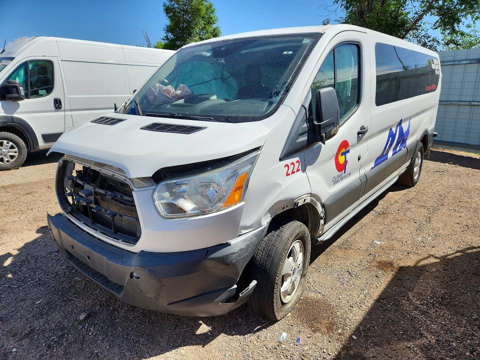 2017 Ford Transit VIN 1FBZX2YM6HKA52808 COPART salvage auction — FRONT END, Co - Public - Salvage Title, sold $2,400 on 2026-08-12 (photo 1)