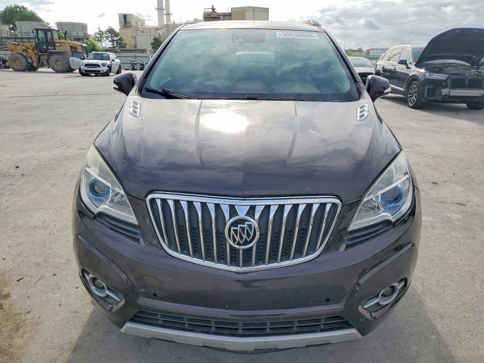 2015 Buick Encore VIN KL4CJHSB6FB253256 COPART salvage auction — HAIL, Ok - Cert Of Title-Salvage, sold $2,450 on 2026-07-08 (photo 5)