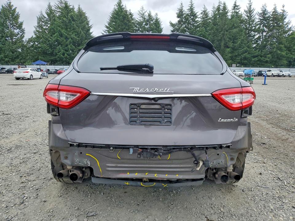 2017 Maserati Levante VIN ZN661XUS7HX238652 COPART salvage auction — REAR END, Wa - Bill Of Sale, sold $10,400 on 2026-07-02 (photo 6)