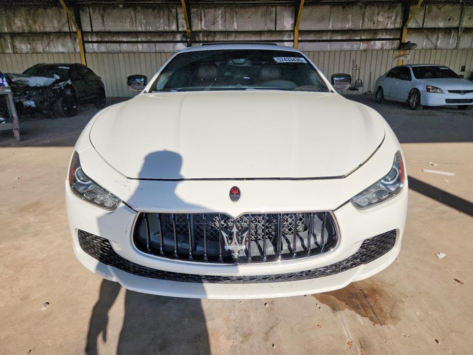 2015 Maserati Ghibli VIN ZAM57XSA9F1159209 COPART salvage auction — MINOR DENT/SCRATCHES, Az - Cert Of Title - Salvage, sold $5,500 on 2026-07-08 (photo 5)