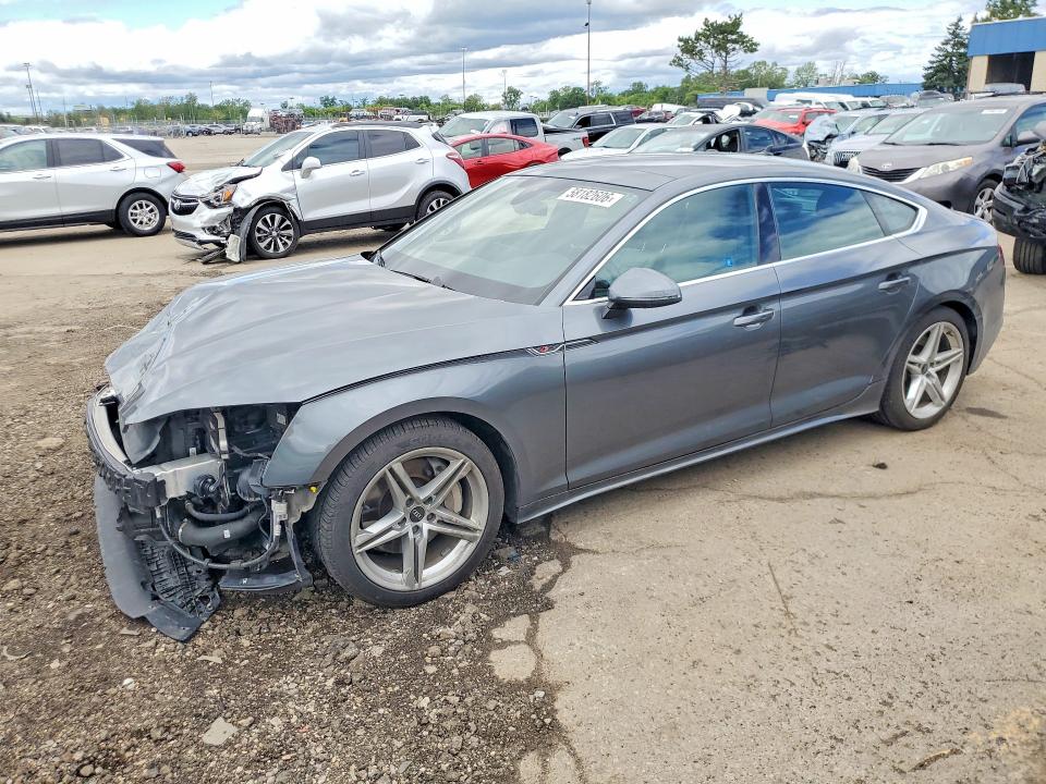 2021 Audi A5 VIN WAUFACF55MA047887 — COPART salvage auction photo