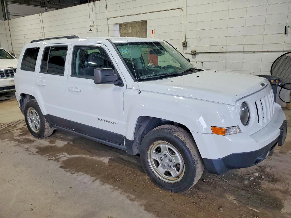 2015 Jeep Liberty (patriot) VIN 1C4NJPBAXFD386557 COPART salvage auction — REAR END, Mn - Cert Of Title-Prior Salvage, sold $875 on 2026-07-09 (photo 4)
