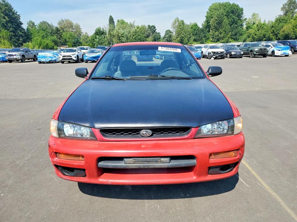 1997 Subaru Impreza VIN JF1GM4353VH401459 COPART salvage auction — REAR END, Or - Salvage Title Certificate, sold $3,500 on 2026-07-22 (photo 5)