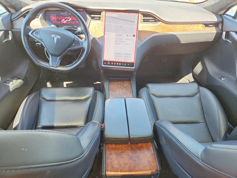 2021 Tesla Model s VIN 5YJSA1E20MF427773 COPART salvage auction — FRONT END, NM - CERT OF TITLE-SALVAGE, sold $275 on 2026-07-27 (photo 8)
