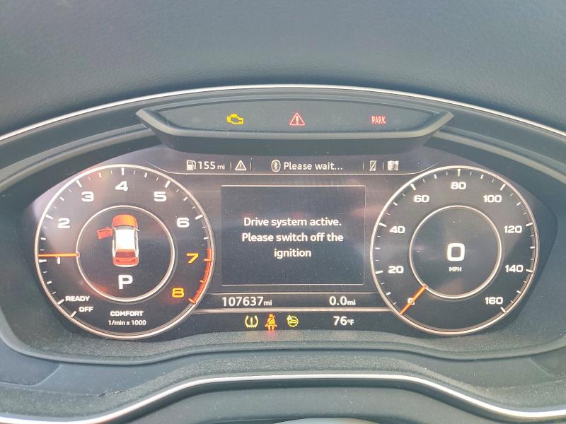 2018 Audi VIN WA1BNAFYXJ2079562 COPART salvage auction — FRONT END, CA - SALVAGE CERTIFICATE, sold $5,500 on 2026-07-21 (photo 9)