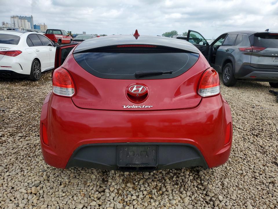 2017 Hyundai Veloster VIN KMHTC6ADXHU306843 COPART salvage auction — ALL OVER, Il - Salvage Certificate, sold $400 on 2026-07-08 (photo 6)