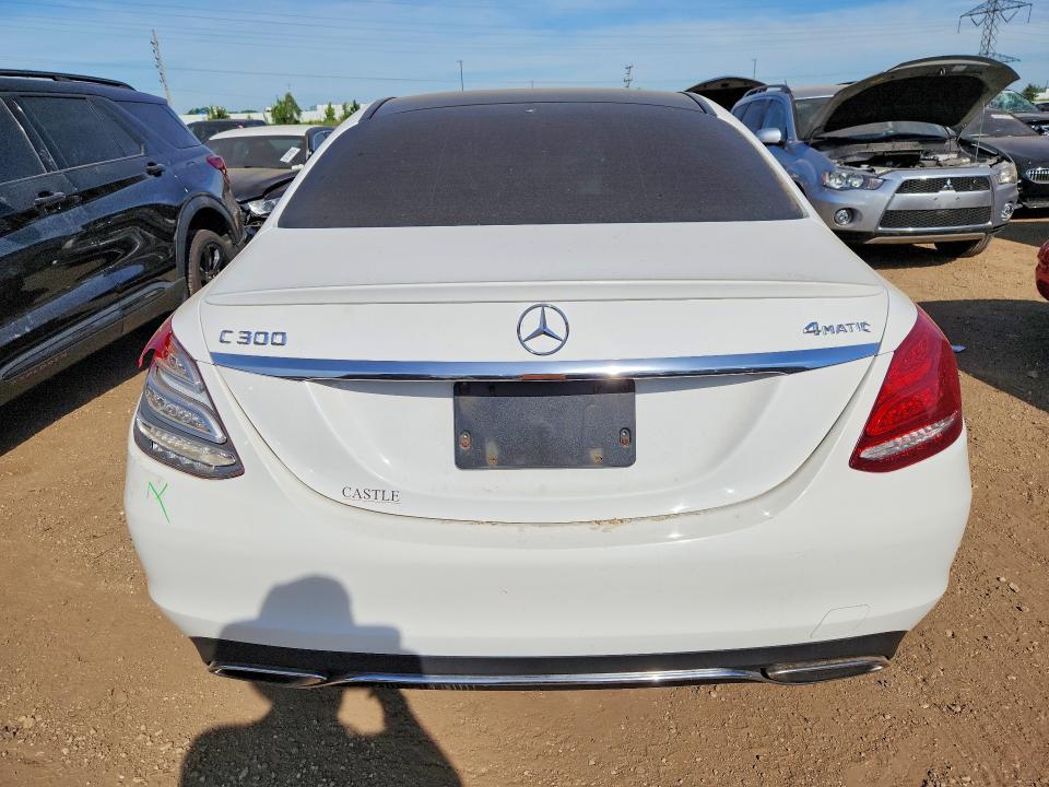 2016 Mercedes-benz C class VIN WDDWF4KB0GR179666 COPART salvage auction — FRONT END, IL - SALVAGE CERTIFICATE, sold $3,050 on 2026-08-11 (photo 6)