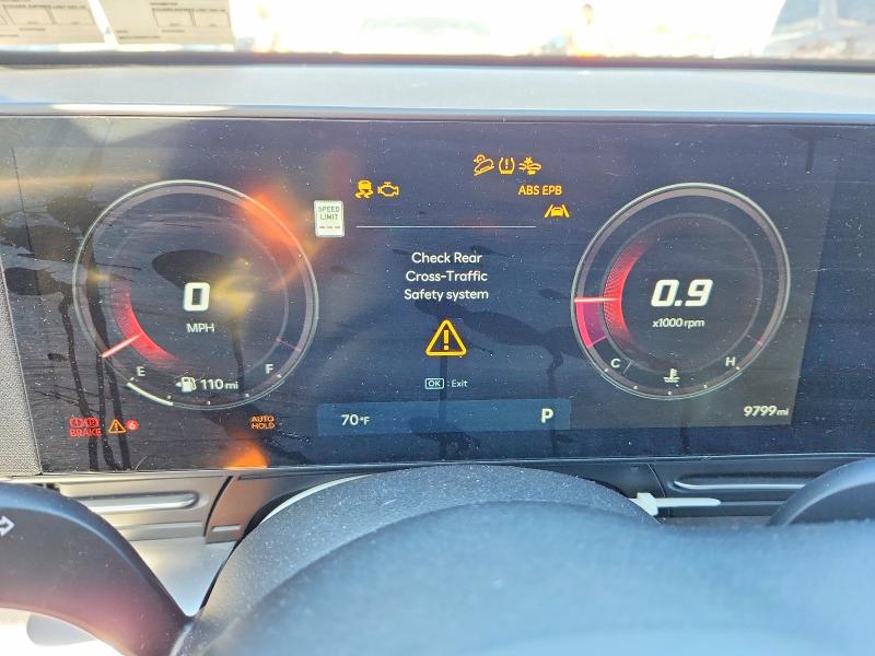 2026 Hyundai Kona VIN KM8HDCA31TU350327 COPART salvage auction — FRONT END, Pa - Certificate Of Salvage, sold $3,650 on 2026-07-17 (photo 9)
