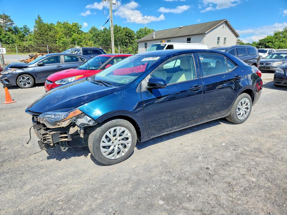 2017 Toyota Corolla VIN 2T1BURHE2HC925687 COPART salvage auction — FRONT END, Pa - Certificate Of Salvage, sold $3,200 on 2026-07-02 (photo 1)