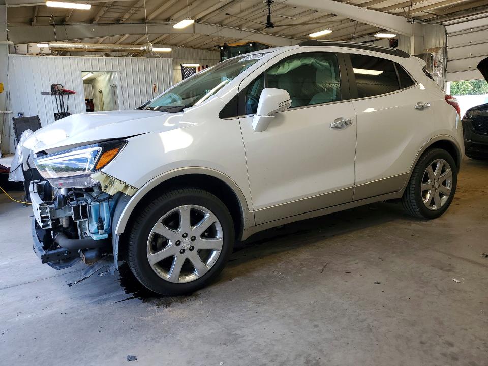 2017 Buick Encore VIN KL4CJHSB7HB061363 COPART salvage auction — FRONT END, Mn - Cert Of Title-Salvage, sold $1,550 on 2026-07-14 (photo 1)