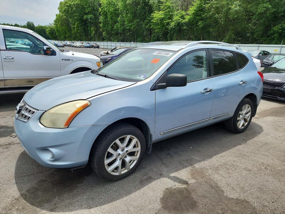2012 Nissan Rogue sport VIN JN8AS5MV4CW383772 COPART salvage auction — FRONT END, Nj - Cert Of Title-Salvage, sold $125 on 2026-07-28 (photo 1)