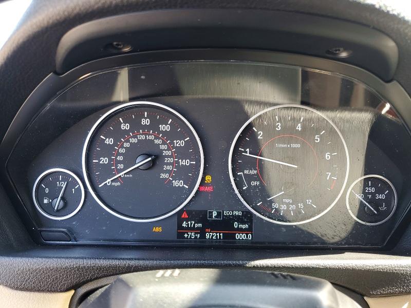 2017 BMW 4er VIN WBA4U7C58H5H19338 COPART salvage auction — FRONT END, Ca - Salvage Certificate, sold $200 on 2026-07-31 (photo 9)