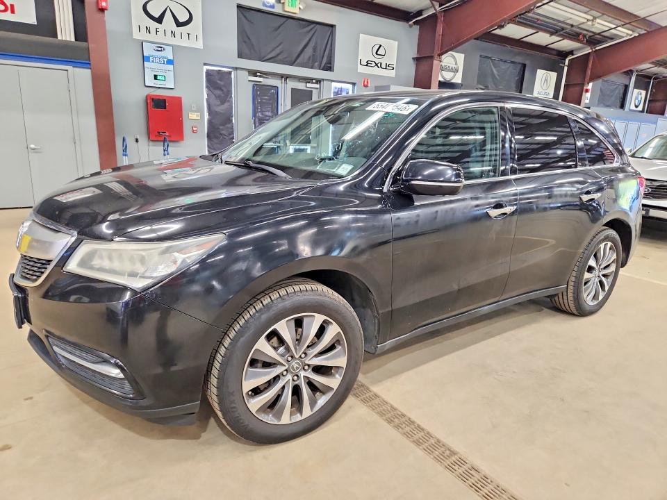 2016 Acura Mdx VIN 5FRYD4H44GB012944 COPART salvage auction — MINOR DENT/SCRATCHES, Ny - Certificate Of Title, sold $4,000 on 2026-07-09 (photo 1)