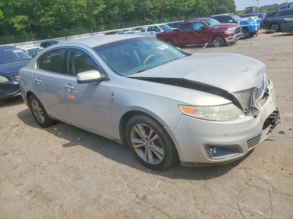 2009 Lincoln Mks VIN 1LNHM93R19G614139 COPART salvage auction — FRONT END, GA - CERT OF TITLE-SALVAGE (P), sold $250 on 2026-07-10 (photo 4)