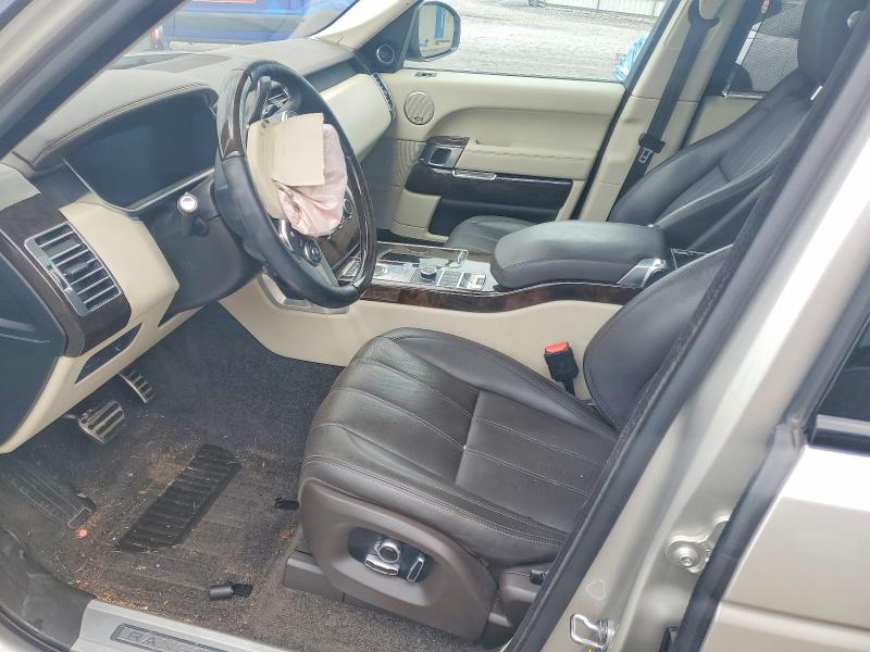 2016 Land rover RANGE ROVER VIN SALGS3EF9GA257520 COPART salvage auction — FRONT END, TX - CERTIFICATE OF TITLE, sold $1,150 on 2026-07-28 (photo 7)