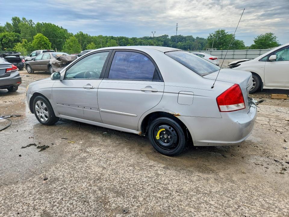 2007 Kia Spectra VIN KNAFE121075386288 COPART salvage auction — REAR END, KY - BILL OF SALE/PART ONLY/NO TITL, sold $275 on 2026-07-23 (photo 2)