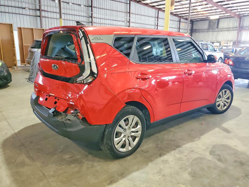 2020 Kia Soul VIN KNDJ23AU5L7713733 COPART salvage auction — REAR END, Fl - Certificate Of Destruction, sold $2,850 on 2026-07-27 (photo 3)
