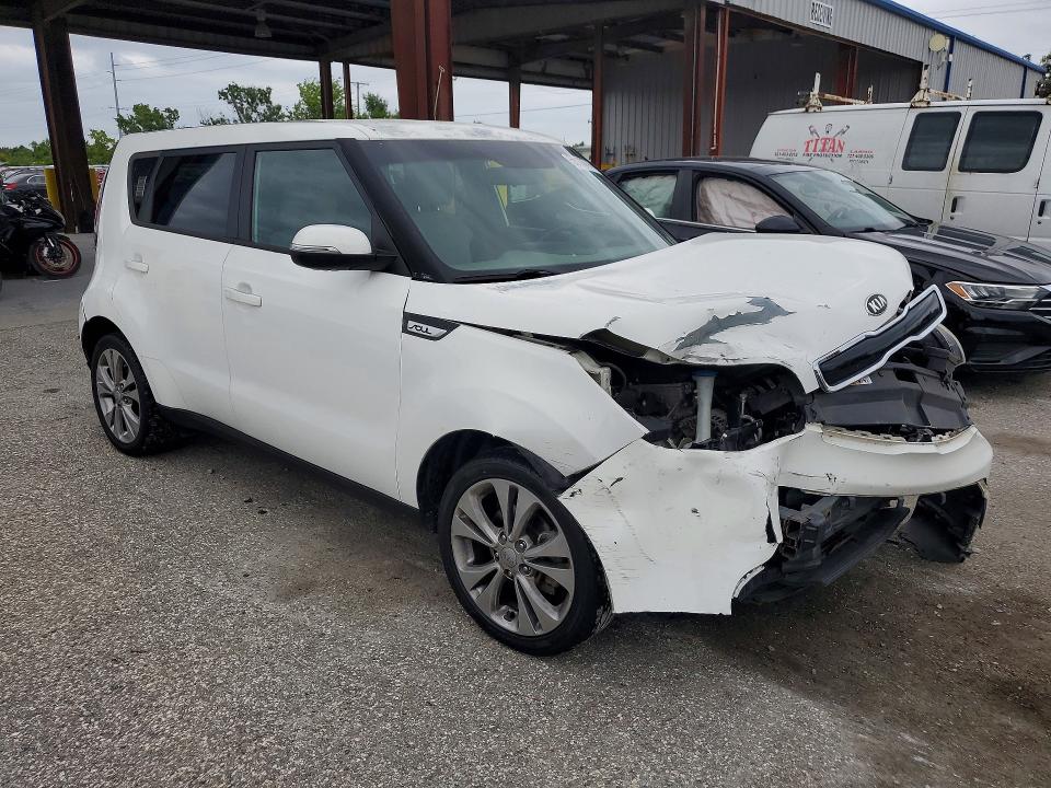 2014 Kia Soul VIN KNDJP3A53E7017806 COPART salvage auction — FRONT END, Fl - Cert Of Title Slvg Rebuildable, sold $750 on 2026-07-24 (photo 4)