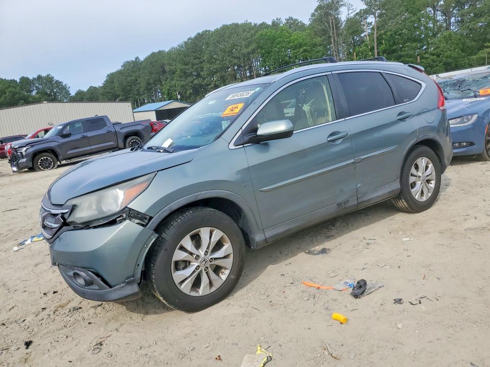 2012 Honda VIN JHLRM4H7XCC023408 COPART salvage auction — FRONT END, Md - Cert Of Salvage > 75% Damage, sold $1,650 on 2026-07-21 (photo 1)