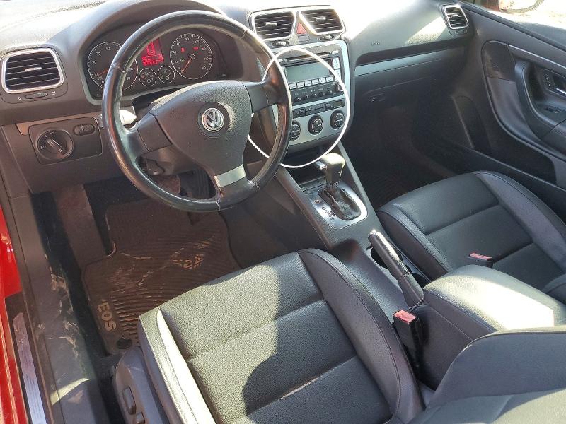 2009 Volkswagen Eos VIN WVWBA71F29V023474 COPART salvage auction — FRONT END, AZ - CERT OF TITLE - SALVAGE, sold $650 on 2026-07-14 (photo 8)