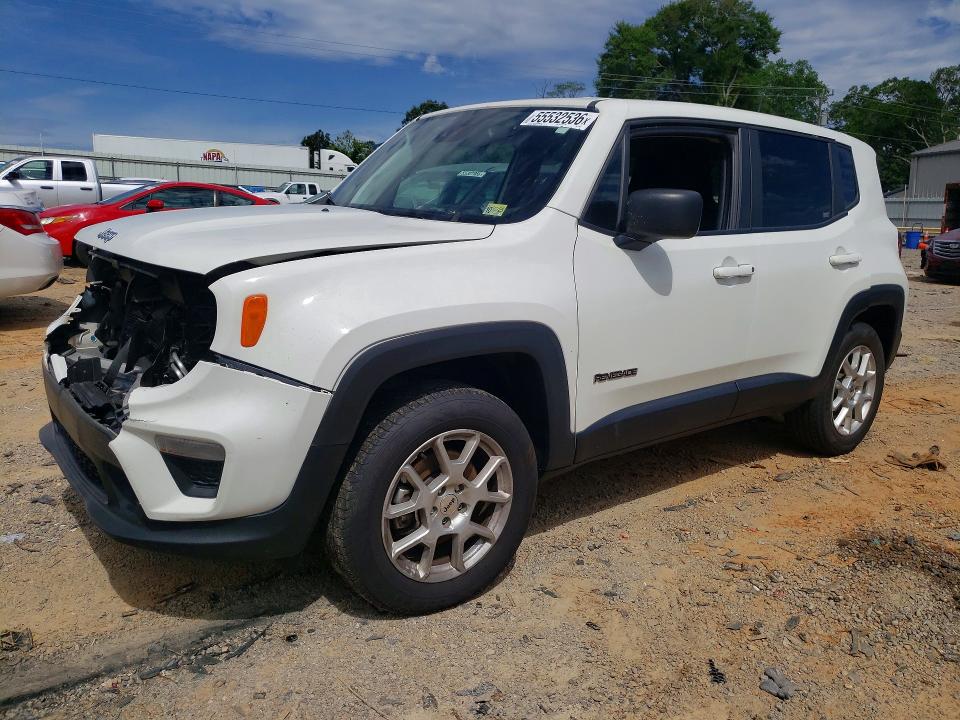 2023 Jeep VIN ZACNJDB19PPP54001 COPART salvage auction — FRONT END, Va - Cert Of Title - Salvage, sold $1,950 on 2026-07-10 (photo 1)