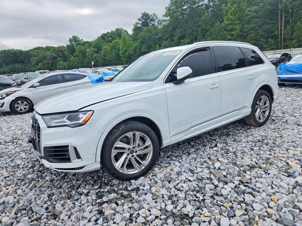 2021 Audi Q7 VIN WA1AXAF70MD033549 — COPART salvage auction photo