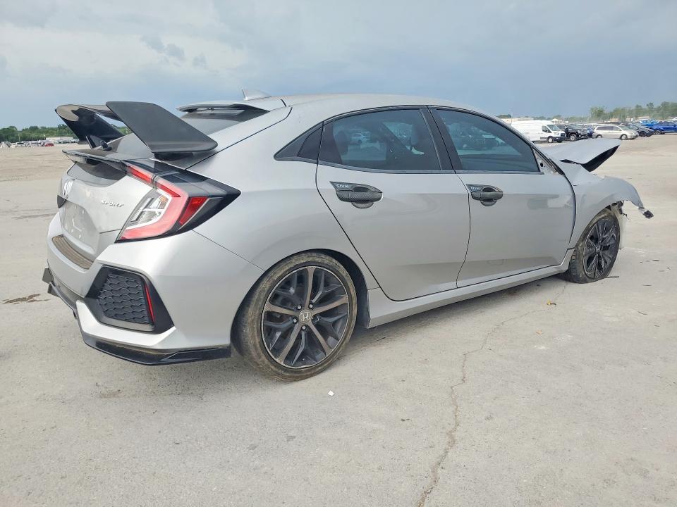 2018 Honda Civic VIN SHHFK7H48JU232447 COPART salvage auction — FRONT END, Ky - Cert Of Title-Rebuilt Vehicle, sold $4,950 on 2026-07-06 (photo 3)