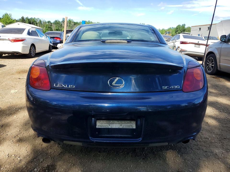 2002 Lexus Sc 430 VIN JTHFN48Y720001872 COPART salvage auction — FRONT END, ON - PERMIT SALVAGE, sold $1,050 on 2026-07-14 (photo 6)