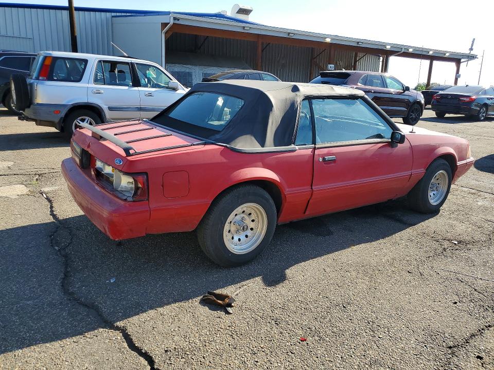 1993 Ford Mustang VIN 1FACP44M4PF157931 COPART salvage auction — REAR END, Co - Public - Salvage Title, sold $750 on 2026-07-02 (photo 3)