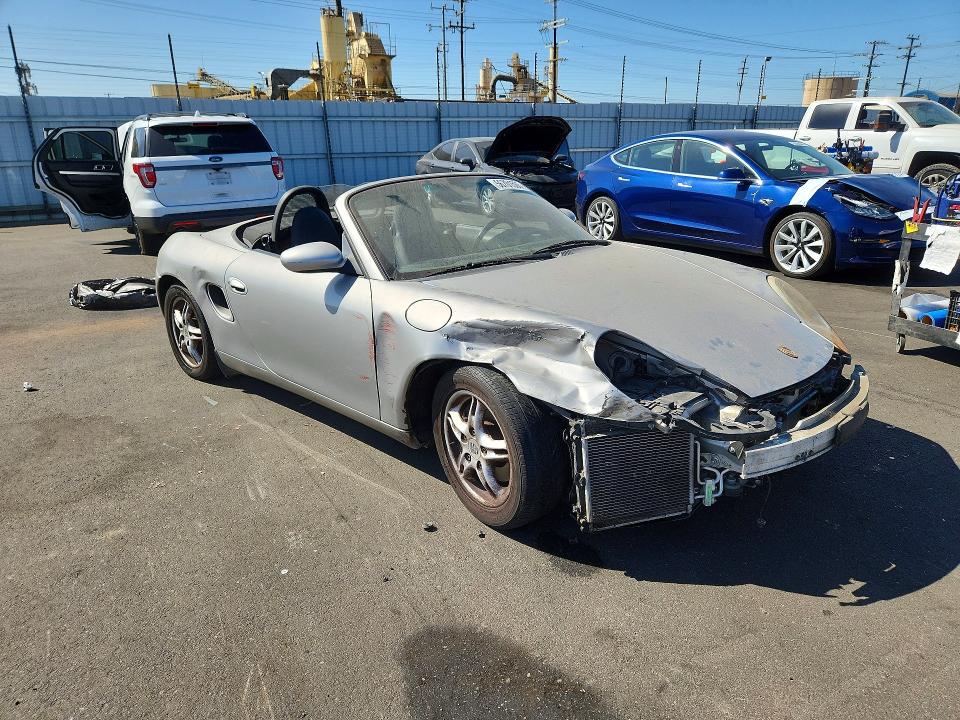 1997 Porsche Boxster VIN WP0CA2985VS624614 COPART salvage auction — FRONT END, Ca - Salvage Certificate, sold $1,100 on 2026-07-06 (photo 4)