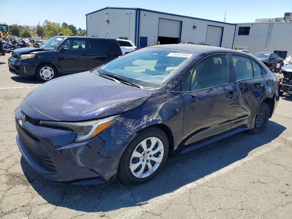 2025 Toyota Corolla VIN JTDBCMFE0S3086504 COPART salvage auction — FRONT END, Ca - Salvage Certificate, sold $8,700 on 2026-07-17 (photo 1)
