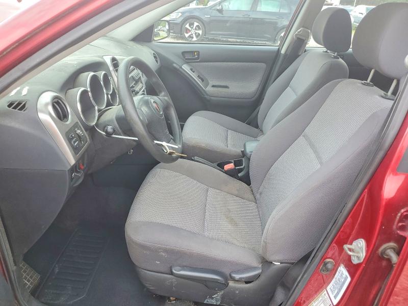 2005 Pontiac Vibe VIN 5Y2SL63855Z455191 COPART salvage auction — FRONT END, Ma - Cert Of Title-Reconstrctd Coll, sold $175 on 2026-07-29 (photo 7)