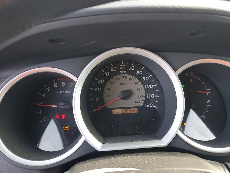 2006 Toyota Tacoma VIN 5TENX22N56Z198699 COPART salvage auction — REAR END, Mt - Certificate Of Title, sold $3,600 on 2026-07-06 (photo 9)