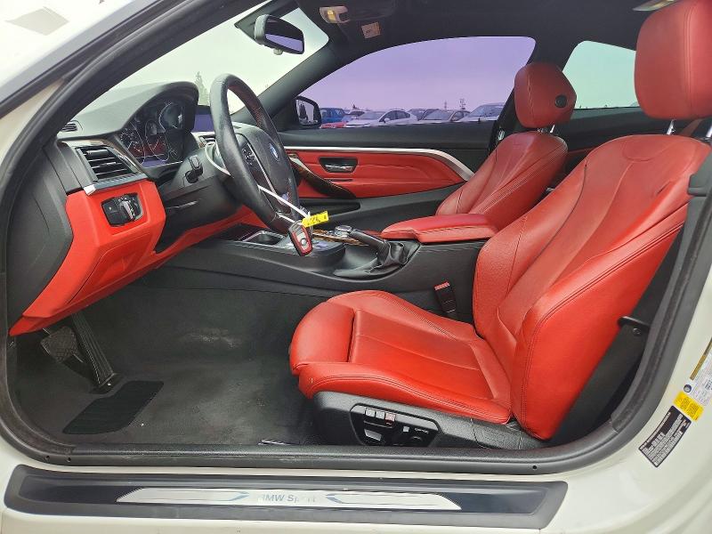 2015 BMW 4er VIN WBA3N7C5XFK223140 COPART salvage auction — FRONT END, Ca - Salvage Certificate, sold $2,300 on 2026-07-16 (photo 7)