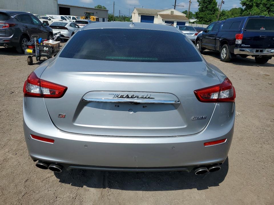 2015 Maserati Ghibli VIN ZAM57RTA9F1137270 COPART salvage auction — MINOR DENT/SCRATCHES, Pa - Certificate Of Salvage, sold $5,800 on 2026-07-15 (photo 6)