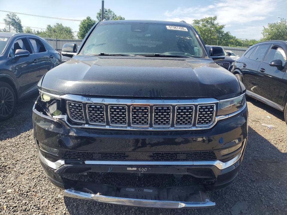 2024 Jeep Grand wagoneer VIN 1C4SJSEP6RS112360 COPART salvage auction — FRONT END, Tx - Certificate Of Title (P), sold $37,500 on 2026-07-31 (photo 5)