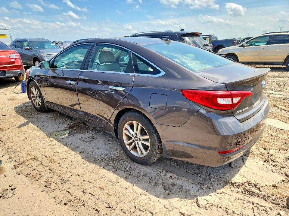 2015 Hyundai Sonata VIN 5NPE24AA3FH110633 COPART salvage auction — MECHANICAL, Il - Certificate Of Title, sold $725 on 2026-07-09 (photo 2)