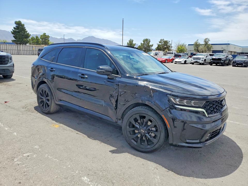 2021 Kia Sorento VIN 5XYRK4LF3MG032885 COPART salvage auction — REAR END, Tx - Salvage Vehicle Title, sold $150 on 2026-07-24 (photo 4)